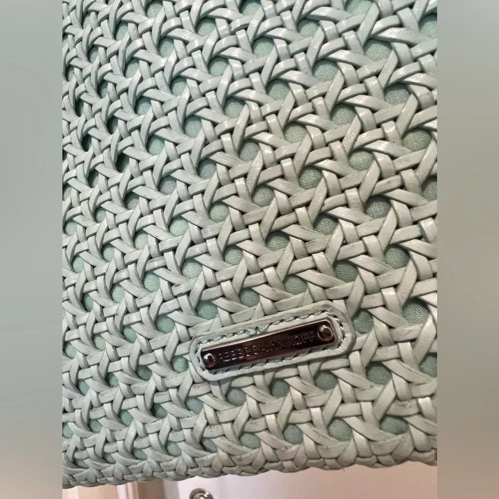Rebecca Minkoff; Leather, Mint Green, Large Envelope, Purse🫶🏻✨